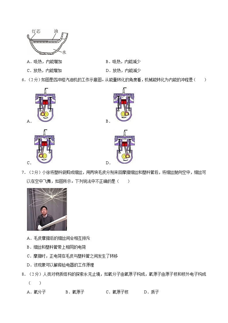2025年山东省枣庄市峄城区一模物理试卷第2页