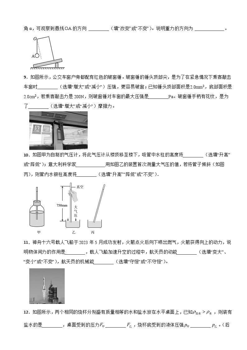 广东省汕头市潮阳区2025年八年级下学期期末考试物理试题及答案第3页