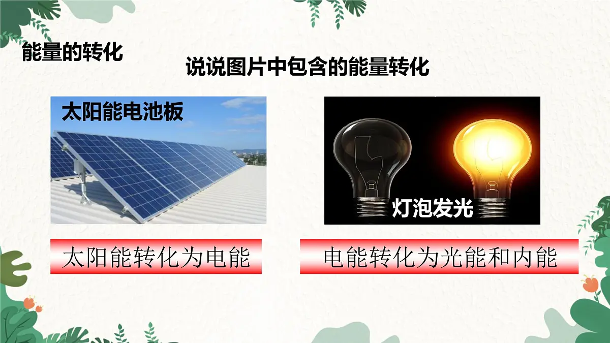 沪粤版物理九年级下册20.3 能的转化与能量守恒课件第7页