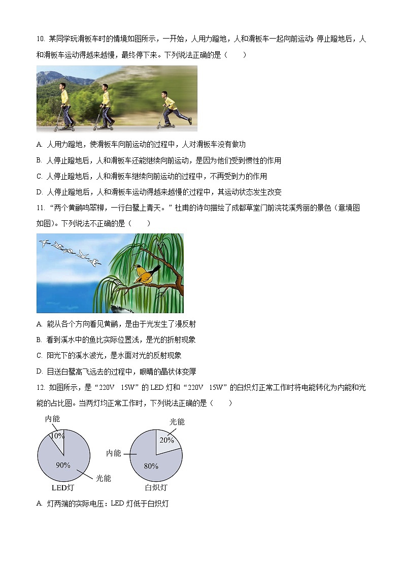 2025年河南省商丘市夏邑县中考一模物理试题（中考模拟）第3页