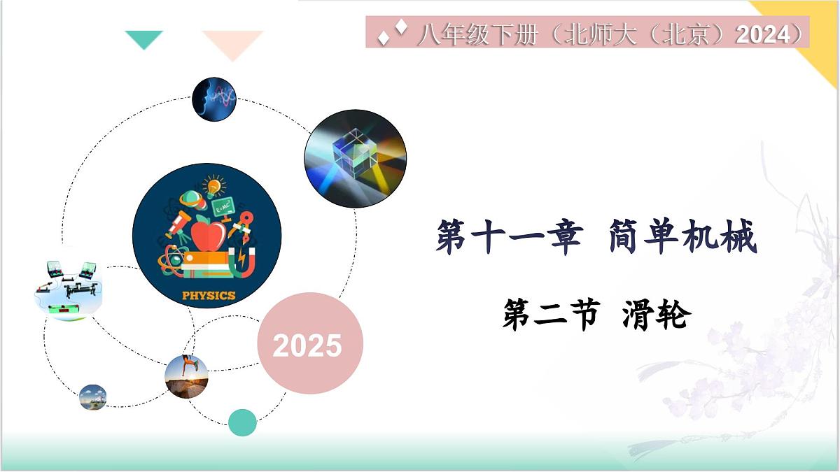 11.2  滑轮（同步课件）-2024-2025学年八年级物理全一册（北师大版（北京）2024）第1页