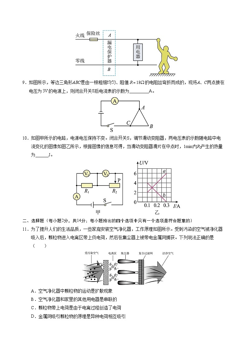 2025年中考考前押题最后一卷：物理（安徽卷）（考试版）第3页