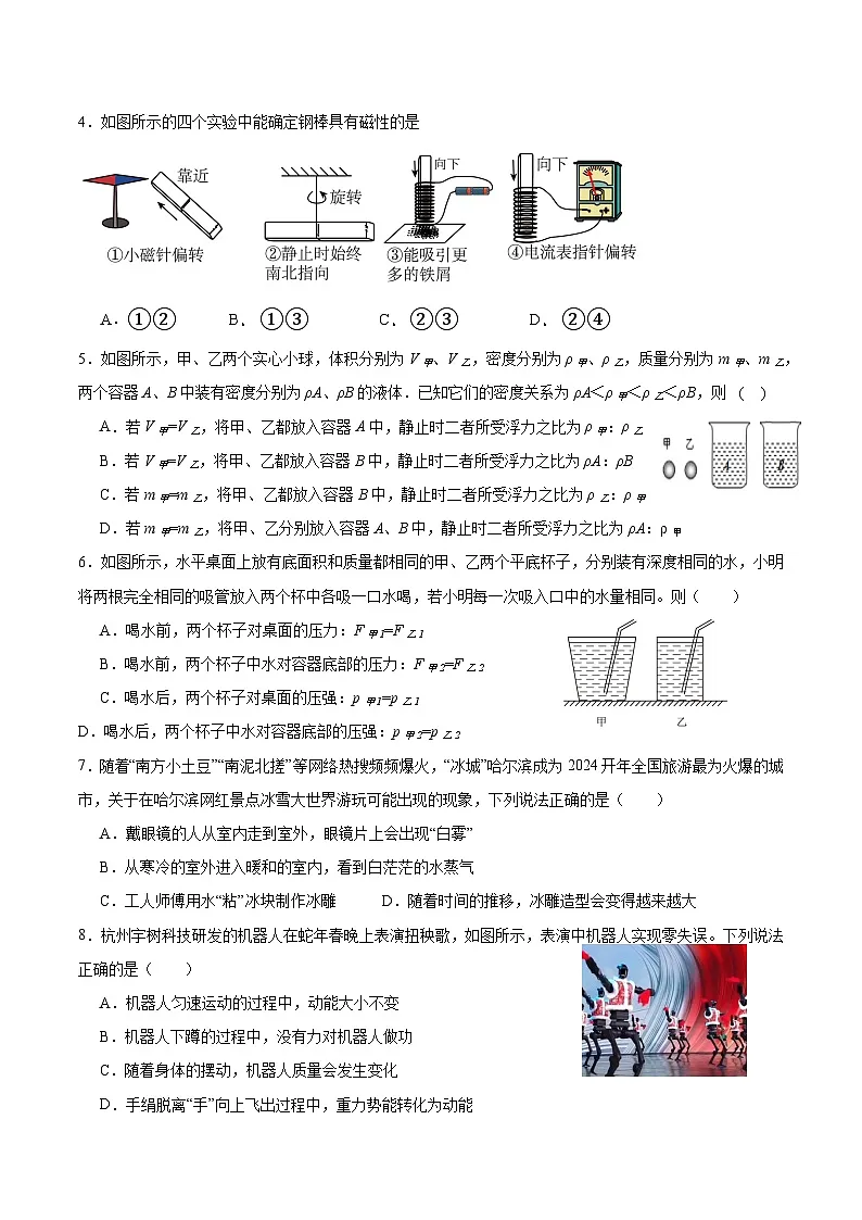 2025年中考考前押题最后一卷：物理（海南卷）（考试版）第2页