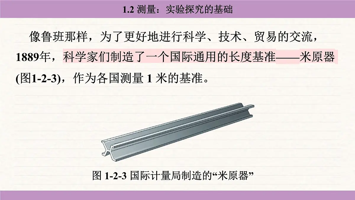 教科版（2024）八年级物理上册 1.2 测量：实验探究的基础（课件）第8页