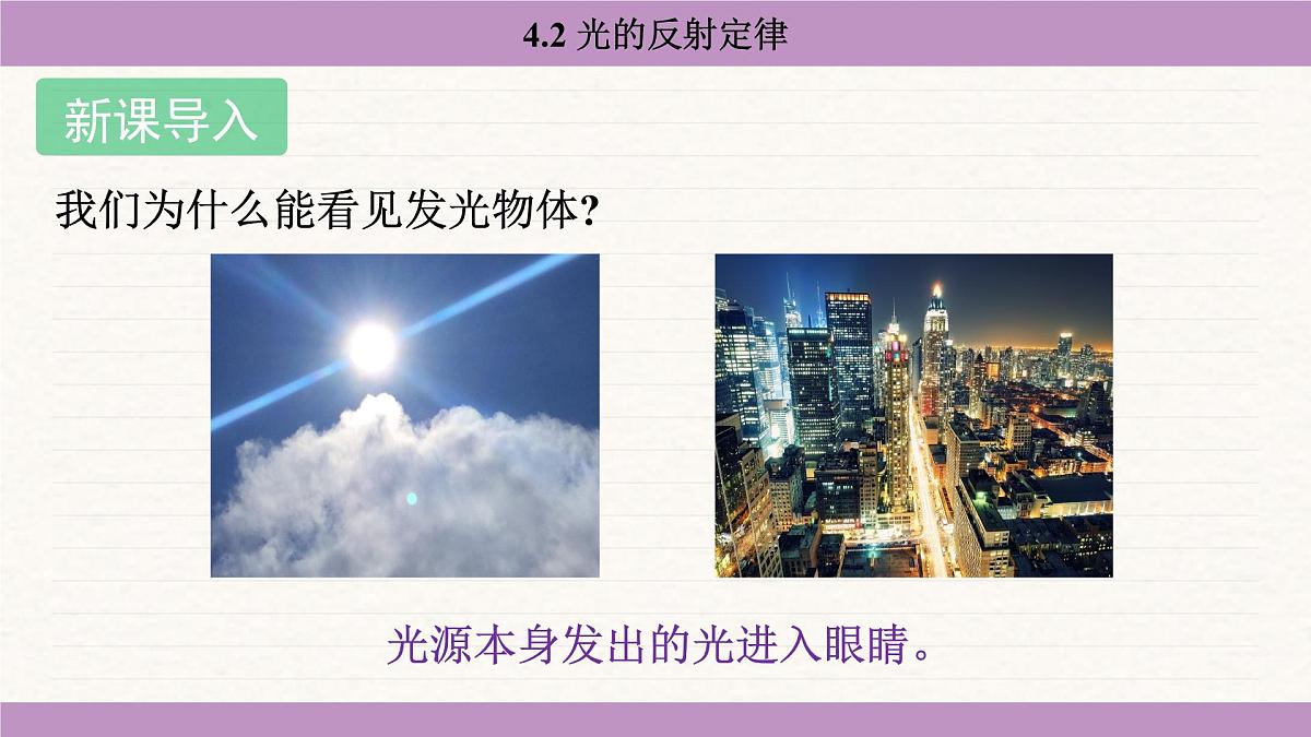教科版（2024）八年级物理上册 4.2 光的反射定律（课件）第3页