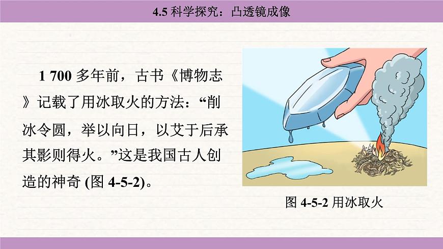 教科版（2024）八年级物理上册 4.5 科学探究：凸透镜成像（课件）第5页