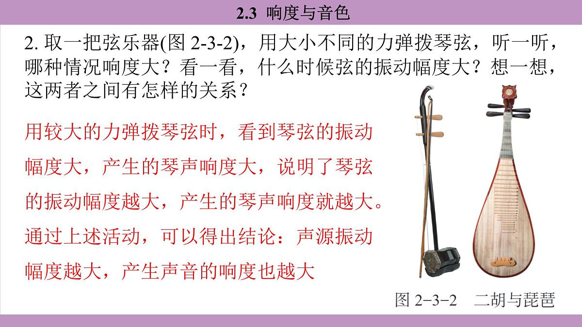 沪粤版（2024）八年级物理上册 2.3 响度与音色（课件）第6页
