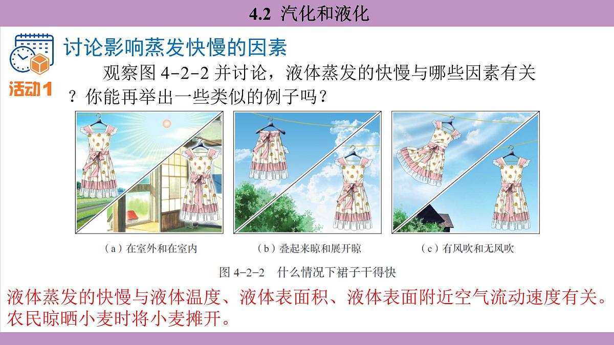 沪粤版（2024）八年级物理上册 4.2 汽化和液化（课件）第8页