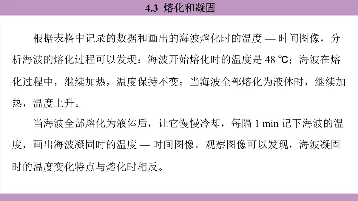 沪粤版（2024）八年级物理上册 4.3 熔化和凝固（课件）第8页