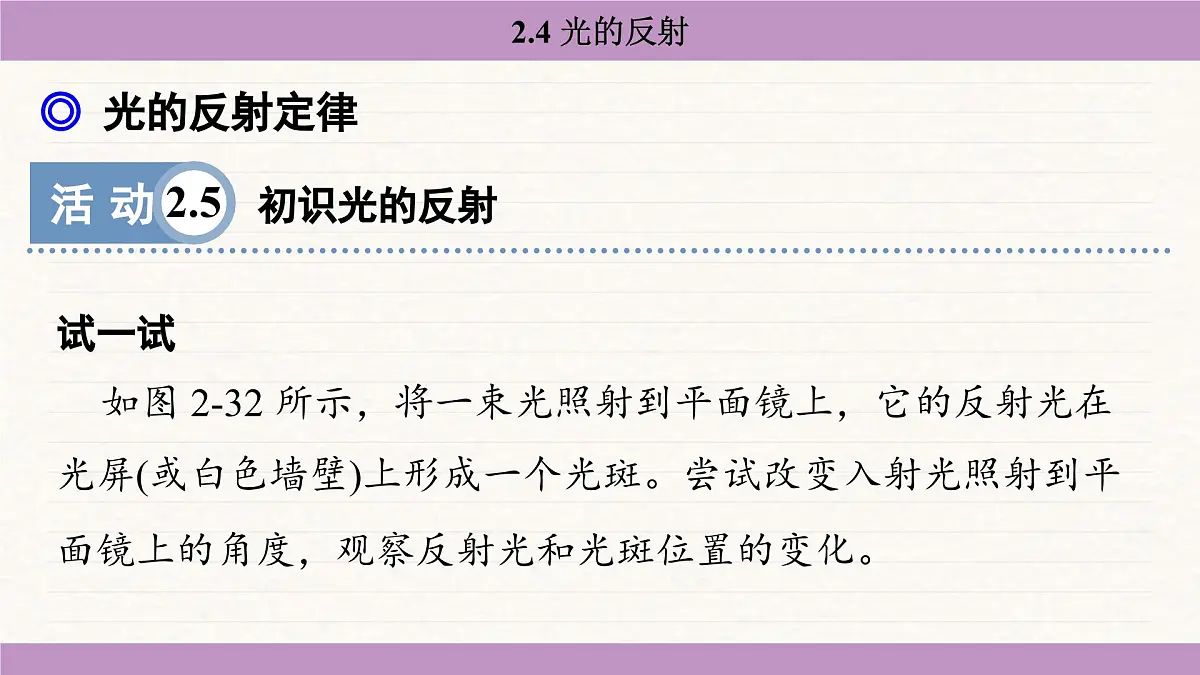 苏科版（2024）八年级物理上册 2.4 光的反射（课件）第6页
