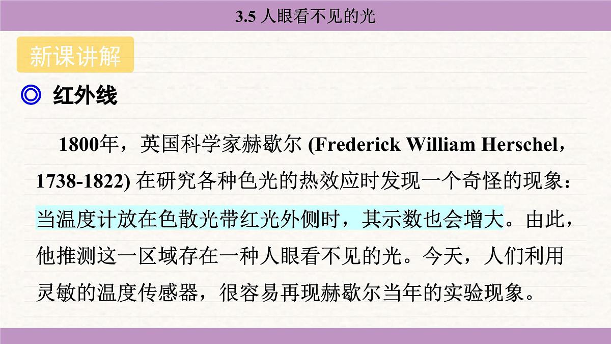 苏科版（2024）八年级物理上册 3.5 人眼看不见的光（课件）第4页