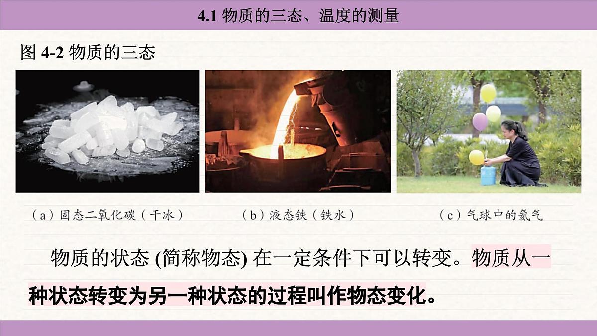 苏科版（2024）八年级物理上册 4.1 物质的三态、温度的测量（课件）第8页