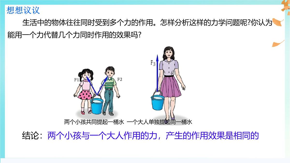 8.4 同一直线上二力的合成 初中人教版（2024）物理八年级下册课件第3页