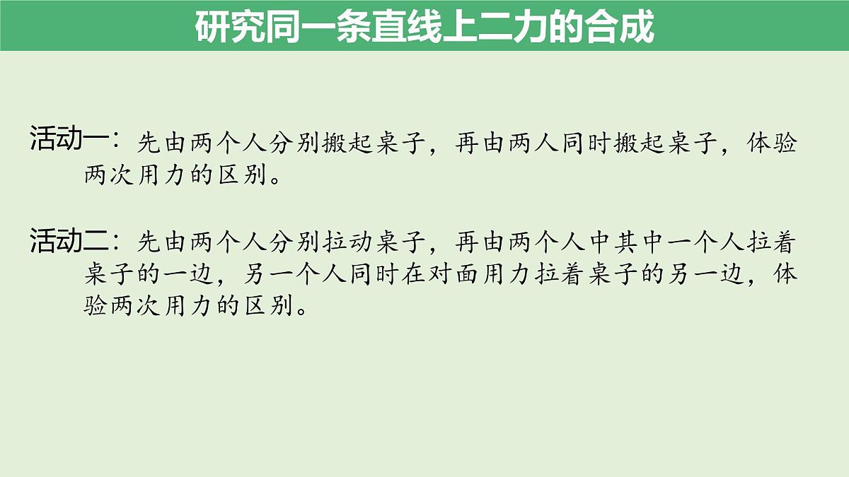 8.4 同一直线上二力的合成 课件-初中物理人教版（2024）八年级下册第7页