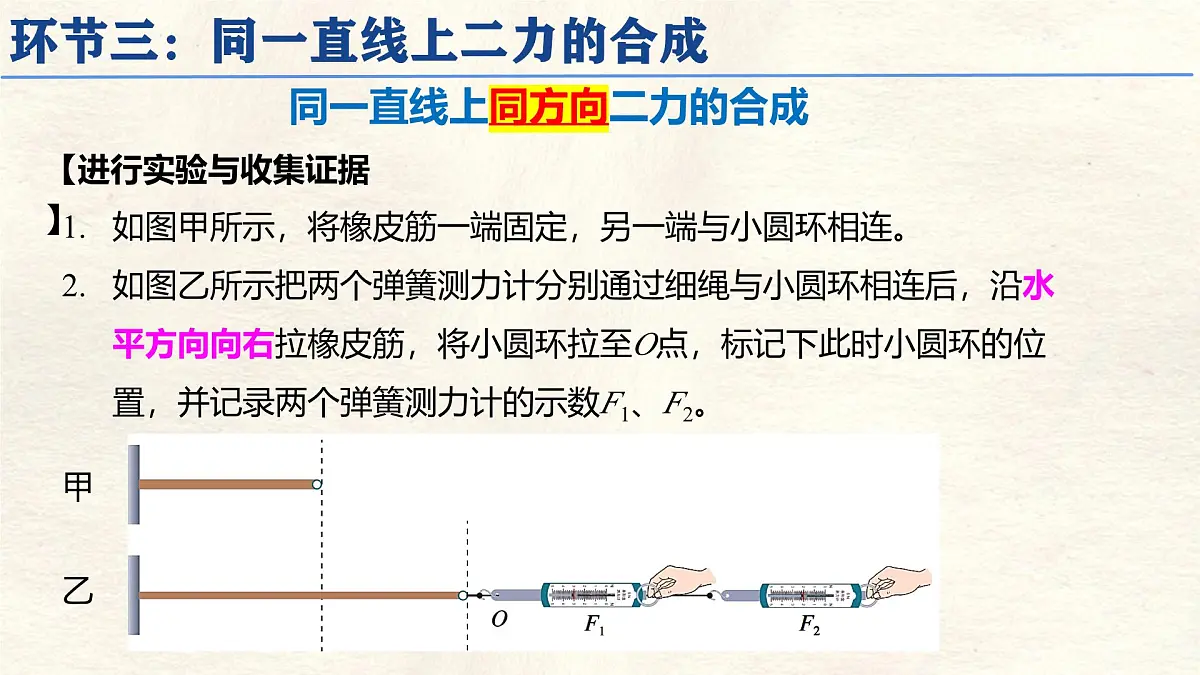 8.4 同一直线上二力的合成（课件）初中人教版（2024）物理八年级下册第8页