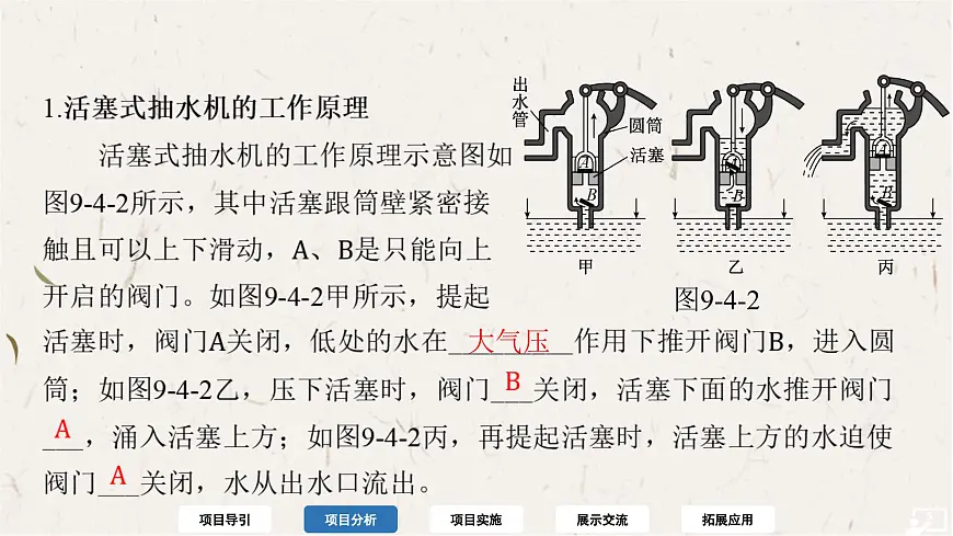 9.4 跨学科实践：制作简易活塞式抽水机-课件 初中物理人教版（2024）八年级下册第5页