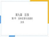 9.5 流體壓強(qiáng)與流速的關(guān)系（課件）初中人教版（2024）物理八年級下冊