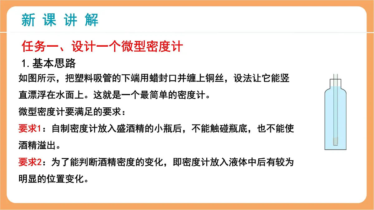 10.4 跨学科实践：制作微型密度计 课件 人教版（2024）物理八年级下册第4页