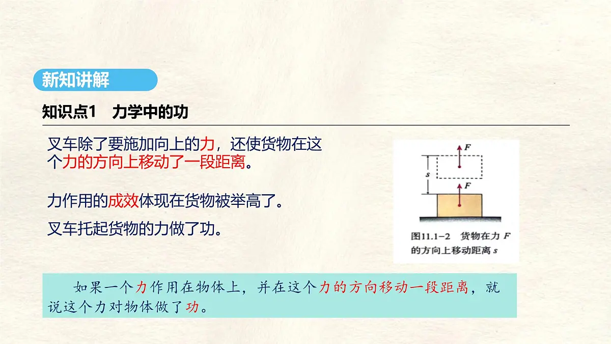 11.1 功（课件）初中人教版（2024）物理八年级下册第4页