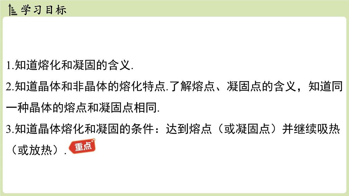 【暑假提前学】2025年秋苏科版物理八年级上册教学课件 第四章 第三节 熔化和凝固第2页