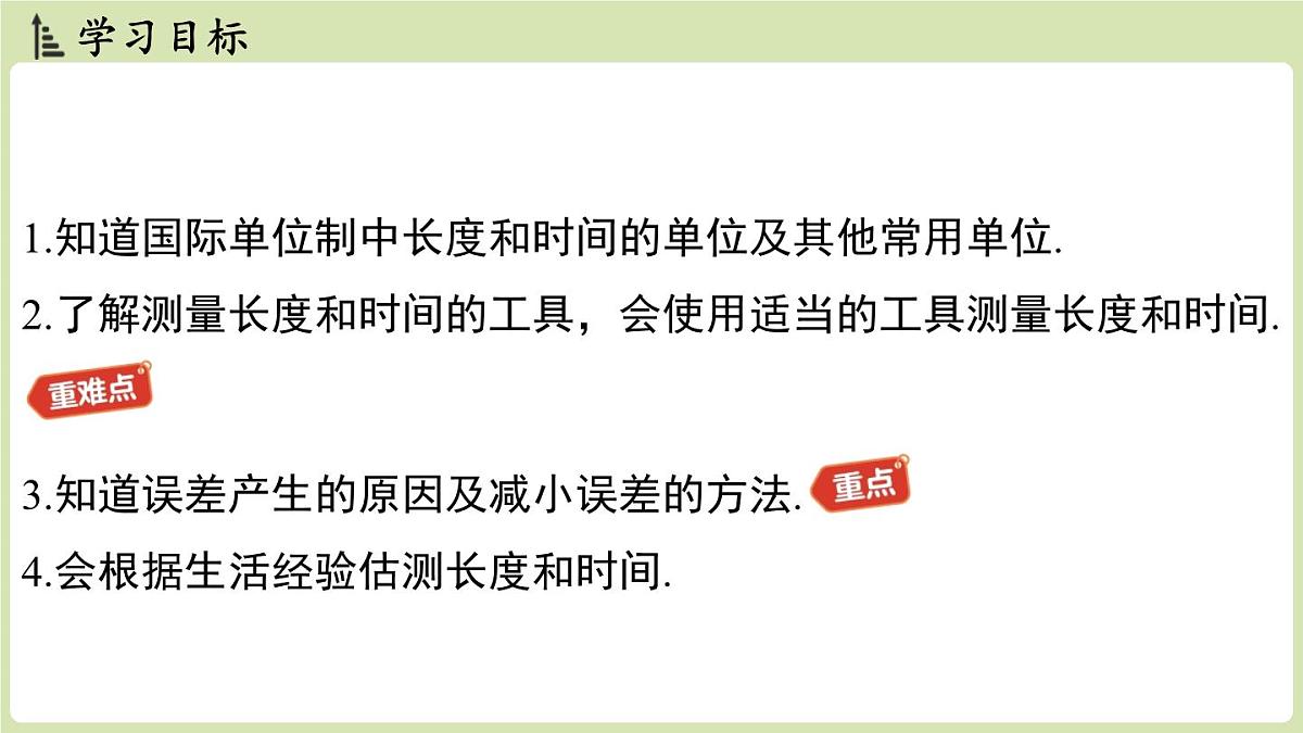 【暑假提前学】2025年秋苏科版物理八年级上册教学课件 第五章 第一节 长度与时间的测量第2页