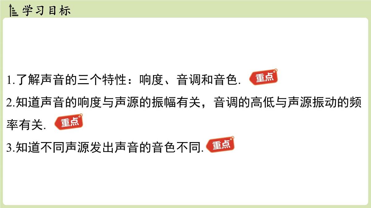 【暑假提前学】2025年秋苏科版物理八年级上册教学课件 第一章 第二节 声音的特性第2页