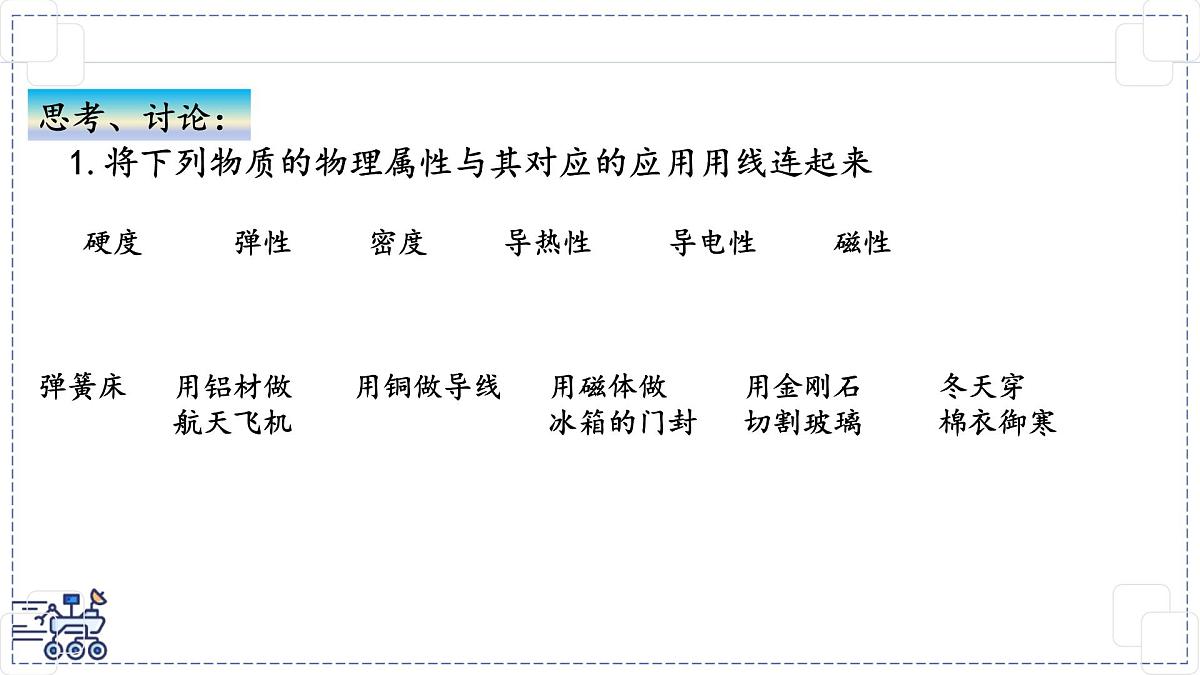 2024-2025学年苏科版物理八年级下册 6.4 物质的物理属性   课件第4页