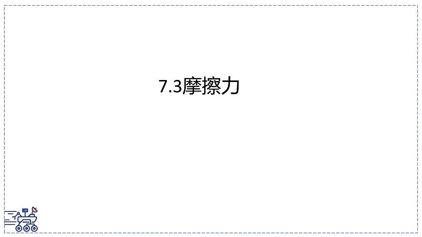 2024-2025学年苏科版物理八年级下册 7.3 摩擦力 课件第1页