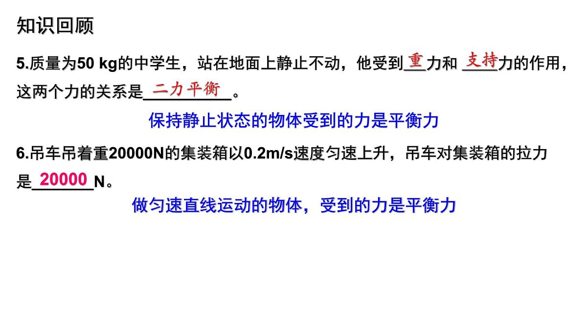 2024-2025学年苏科版物理八年级下册 8.3 力与运动的关系  课件 (2)第3页