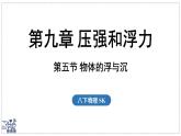 2024-2025學年蘇科版物理八年級下冊 9.5 物體的浮與沉 課件  (1)