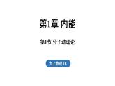 1.1 分子動理論（課件）2025-2026學(xué)年教科版九年級物理上冊