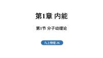 初中物理教科版（2024）九年级全一册（2024）第1节 分子动理论教学演示ppt课件