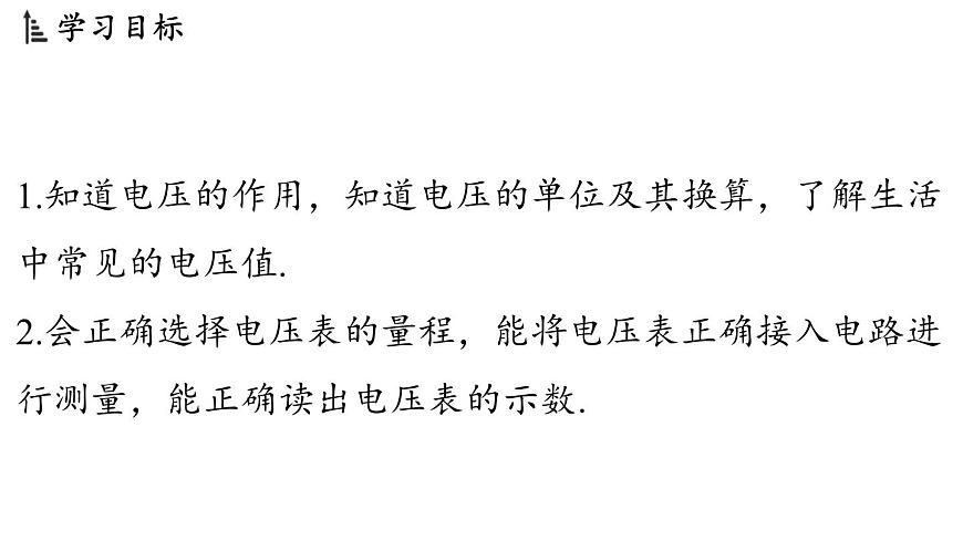 4.2 电压（课件）2025-2026学年教科版九年级物理上册001第2页