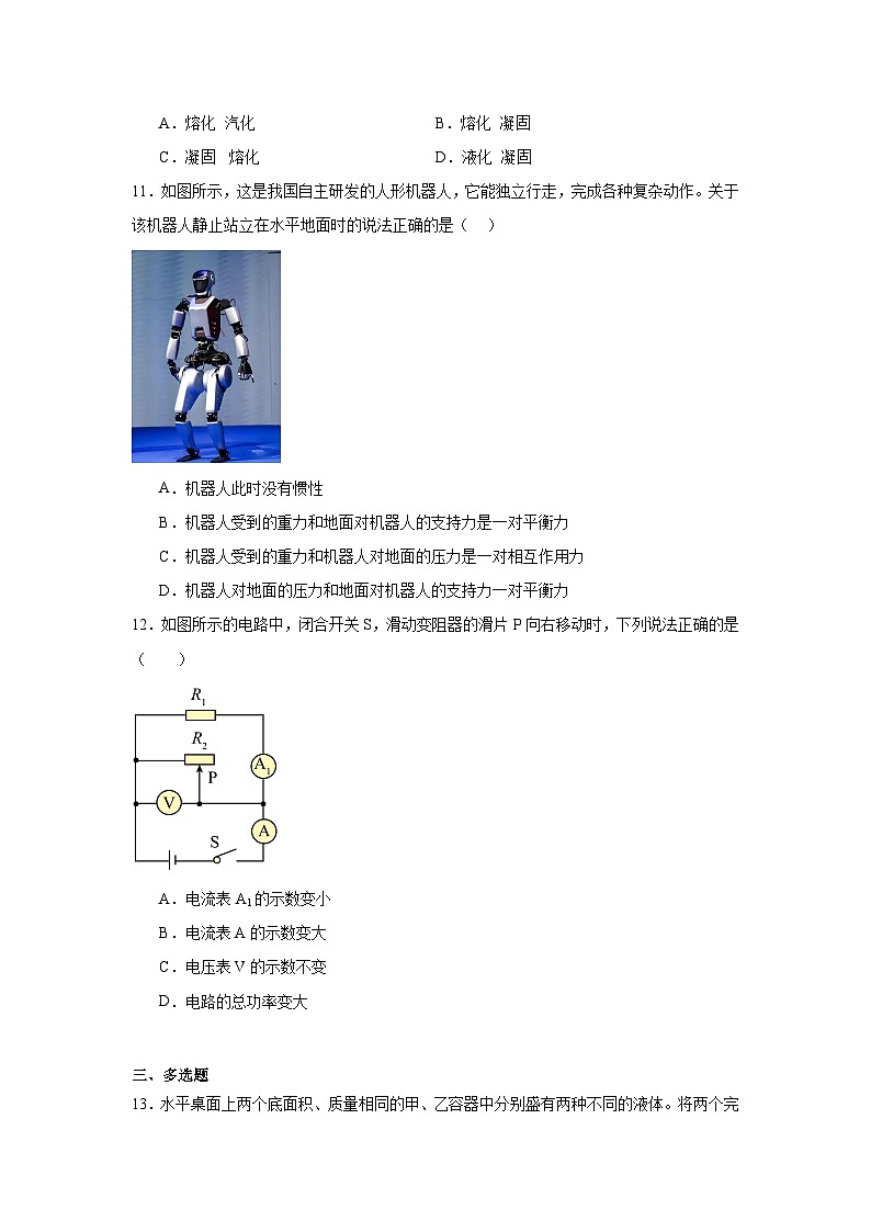 2025年江西省九江市瑞昌市中考三模物理试题（附答案解析）第3页