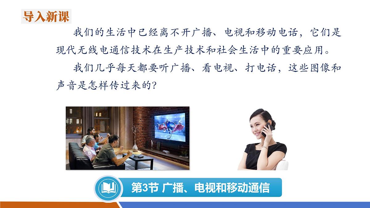 【新教材核心素养】人教版物理九年级全册21.2《广播、电视和移动通信》教学课件第3页