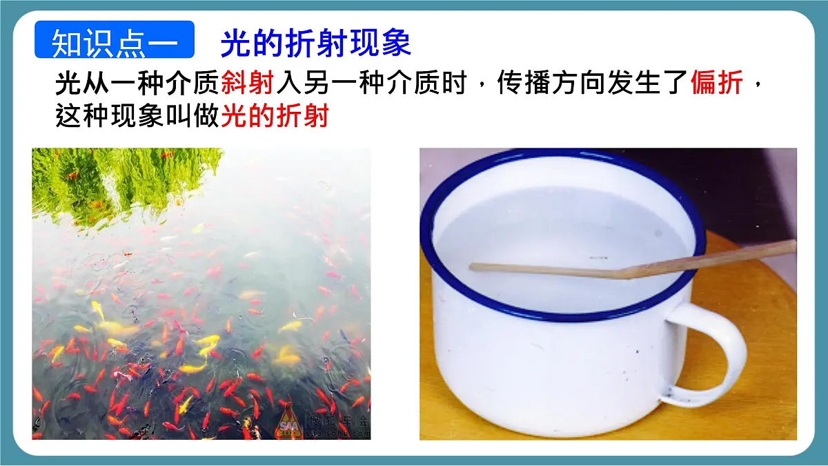 人教版物理（2024）八年级上册 4.4 光的折射 课件 初中第4页