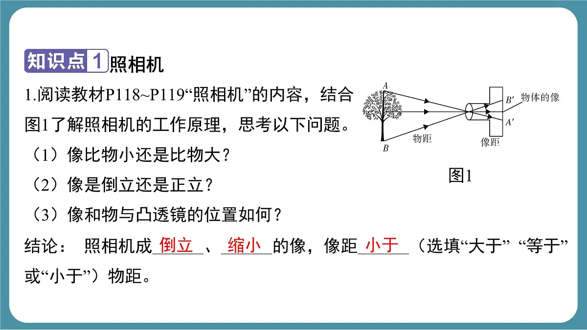 人教版物理（2024）八年级上册 5.2 生活中的透镜 课件 初中第4页