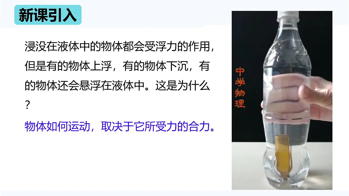 9.3 物体的浮沉 课件 2025-2026学年物理沪粤版八年级下册第3页