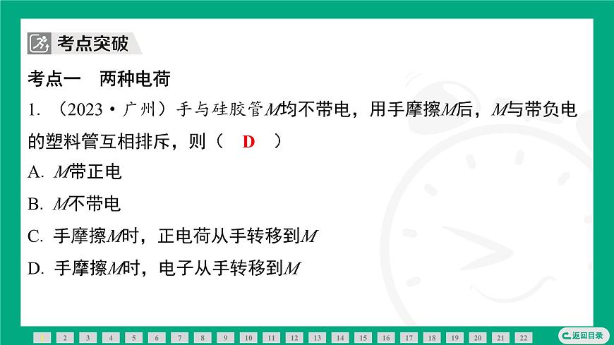 2025-2026学年度人教版物理九年级全一册第十五章　电流和电路 复习 课件第3页