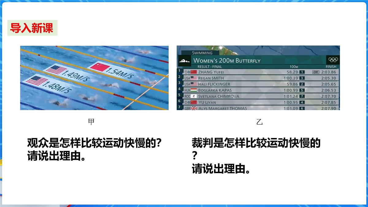 1.2 快与慢 第1课时比较物体运动的快慢 课件- 2025-2026学年物理沪科版八年级全一册第3页