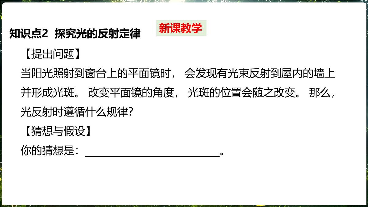 3.1 探究：光的反射定律 第2课时光的反射定律及其应用第5页