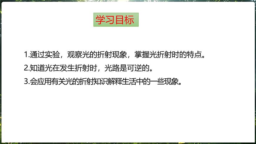 沪科版（2024）物理八年级全一册 3.3 光的折射 （课件）第2页