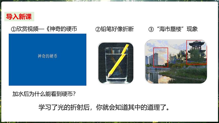 沪科版（2024）物理八年级全一册 3.3 光的折射 （课件）第3页