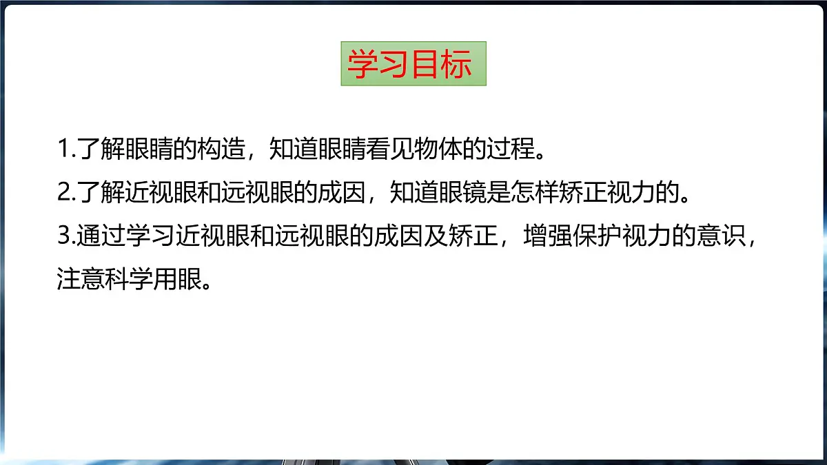 4.3 神奇的“眼睛” 第1课时眼睛及视力矫正第2页