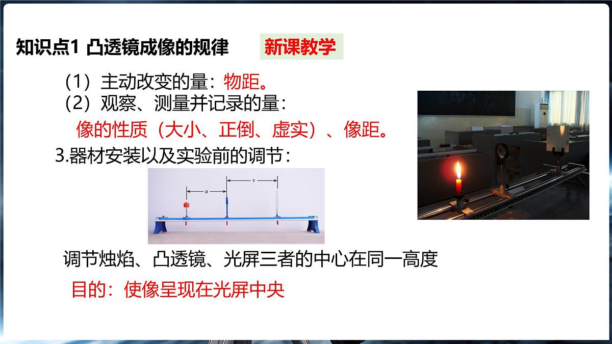 沪科版（2024）物理八年级全一册 4.2 探究：凸透镜成像规律 （课件）第5页