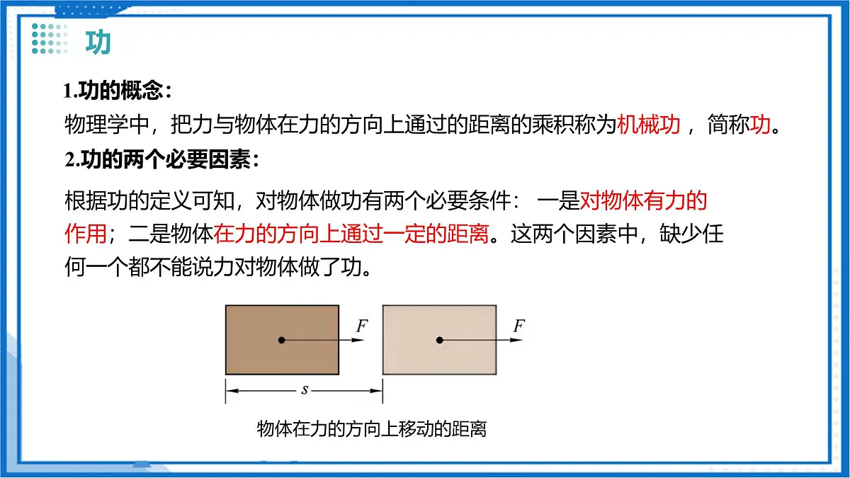 三、功（教学课件）物理苏科版2024九年级上册第8页
