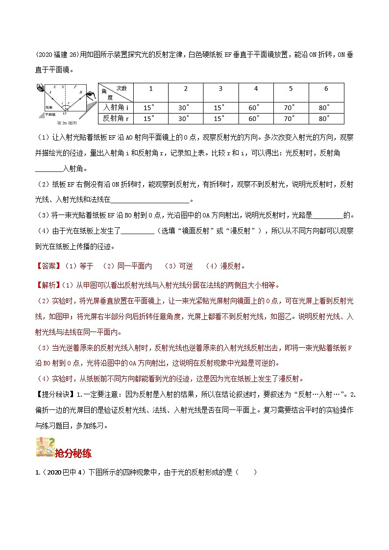 秘籍 05  光的直线传播与光的反射（解析版）第3页