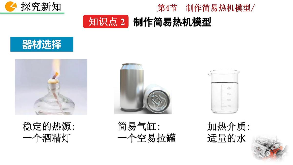 人教版物理九年级全一册14.4 制作简易热机模型（课件）第5页