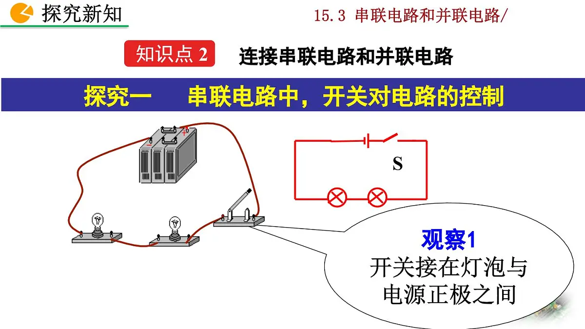 人教版物理九年级全一册15.3 串联电路和并联电路（课件）第6页