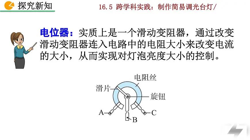 人教版物理九年级全一册16.5 跨学科实践：制作简易调光台灯（课件）第6页